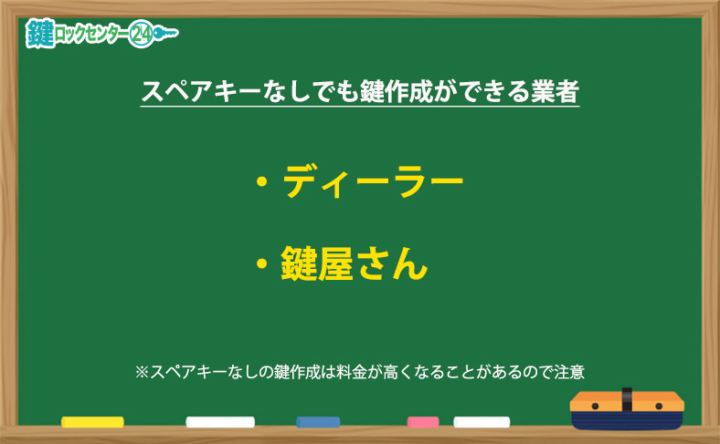 車の鍵紛失後にスペアキーなしでも鍵作成はできるのか