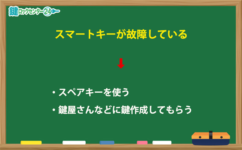 スマートキーが故障している