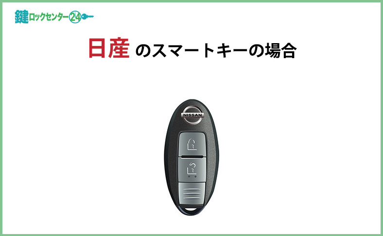 日産のスマートキーの場合