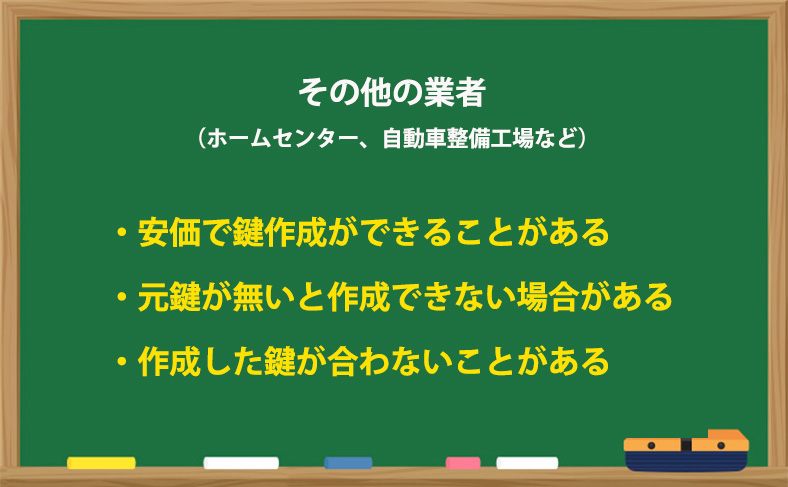 その他の業者に依頼して鍵を開ける