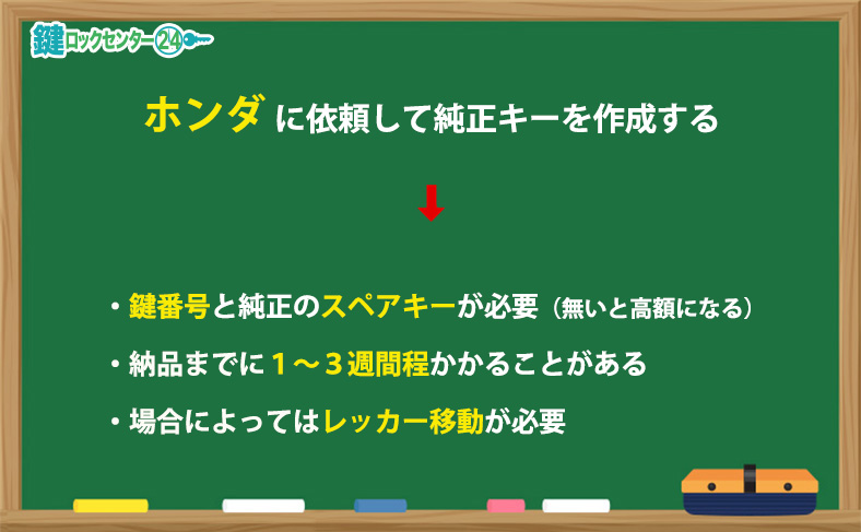 スマートキーをホンダディーラーで作成する方法